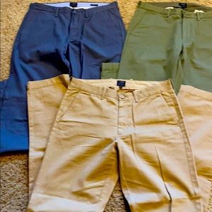 J. Crew “The Sutton” pants - 3 pairs 32x34